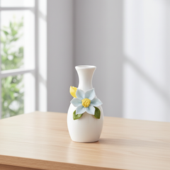 Delicate ceramic vase
