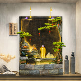 Elegant Vertical Indoor Water Fountain