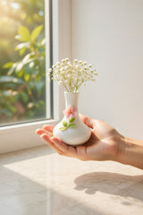 Serene Rose Ceramic Holder