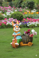 Decorative Garden Duck Planter with Barrel