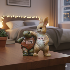 Team Bunny & Turtle Statue