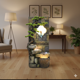 Large Indoor Fountain with LED Lights