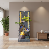 Decorative Indoor & Outdoor Waterfall Fountain with LED Lights