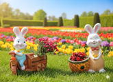Easter Garden Bunny Decoration