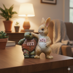 Team Bunny & Turtle Statue
