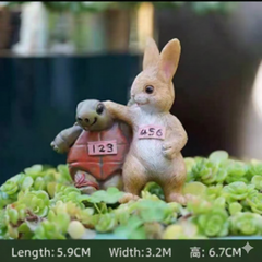Team Bunny & Turtle Statue