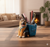 German shepherd pen holder