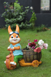 Decorative Garden Duck Planter with Barrel