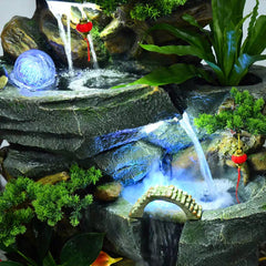Indoor Tabletop Fountain with LED Light