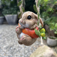 Rabbit on the swing