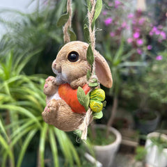 Rabbit on the swing