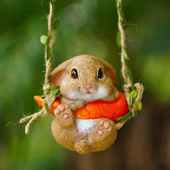 Rabbit on the swing
