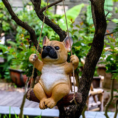 Dog Swing Figurine