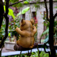 Dog Swing Figurine