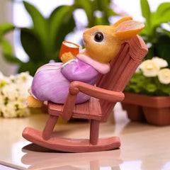 Tea-Time Bunny Figurine