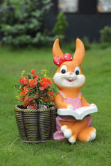 Relaxing Cute Sitting Female Bunny