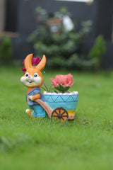 Garden Bunny Statue Set