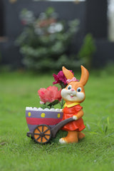Garden Bunny Statue Set