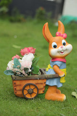 Garden Bunny Figurines Set of 2