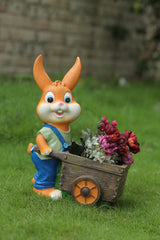 Garden Bunny Figurines Set of 2