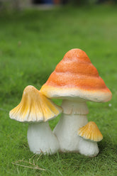 Decorative Goldfish Art, Orange and White, Hand-Painted Resin