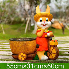 Orange Decorative Outdoor Statue