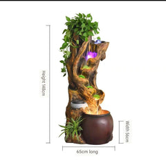 Indoor Tabletop Fountain with LED Lights