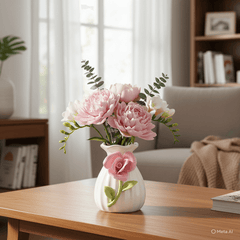 Pink Rose Mini Vase
