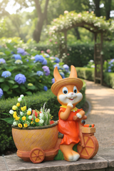 Orange Decorative Outdoor Statue
