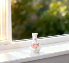 Serene Rose Ceramic Holder