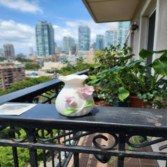 Lavender Rose vase
