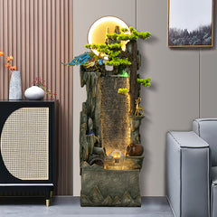 Tall Inspired Indoor LED Water Fountain