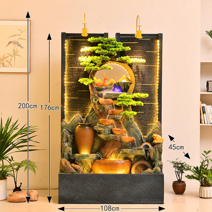 Grand Decorative Indoor LED Water Fountain (Copy)