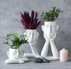 3 face planter Set of 3