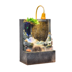 Tabletop Water Fountain with LED Lights
