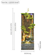 Slim  Vertical Indoor Water Fountain