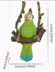 Hanging Parrot Home Décor