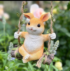 Hanging Resin Material Rabbit