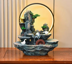 Tabletop Water Fountain with LED Light