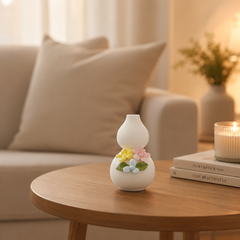 Floral Ceramic Mini Vase