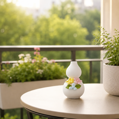 Floral Ceramic Mini Vase