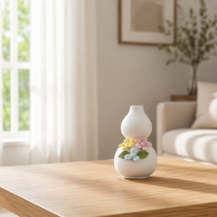 Floral Ceramic Mini Vase