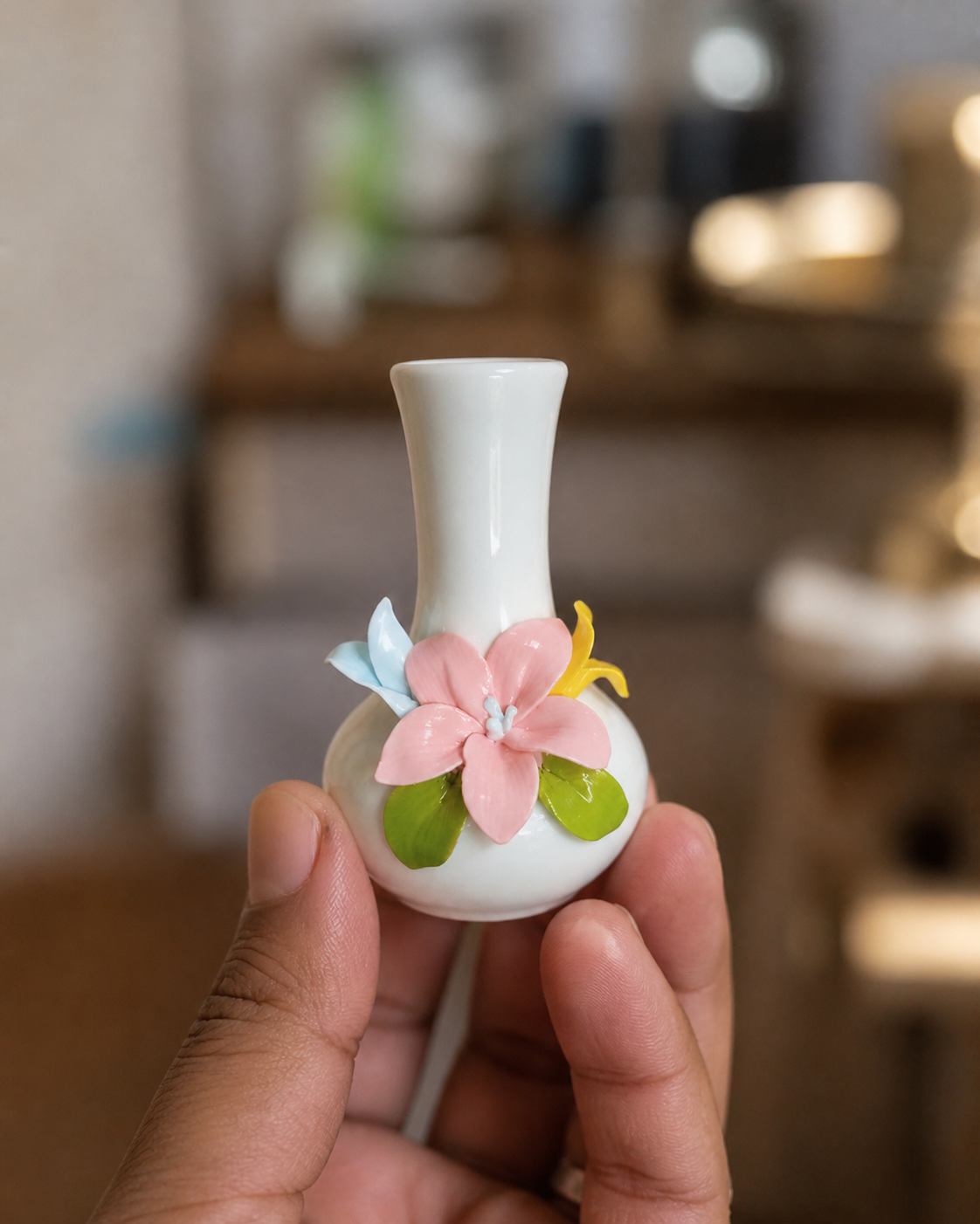 Soft Petal Ceramic Vase