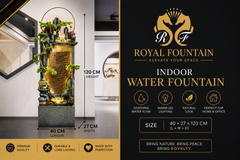 Indoor & Outdoor Tabletop Water Fountain with LED Light