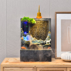 Tabletop Water Fountain with LED Lights