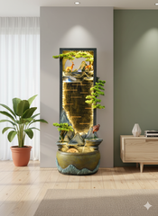 Decorative Indoor & Outdoor Waterfall Fountain with LED Lights