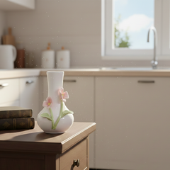 Floral Pearl Bud Vase