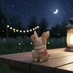 Hugging Bunny Figurine