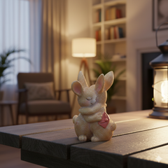 Hugging Bunny Figurine