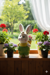 Garden Bunny Planter